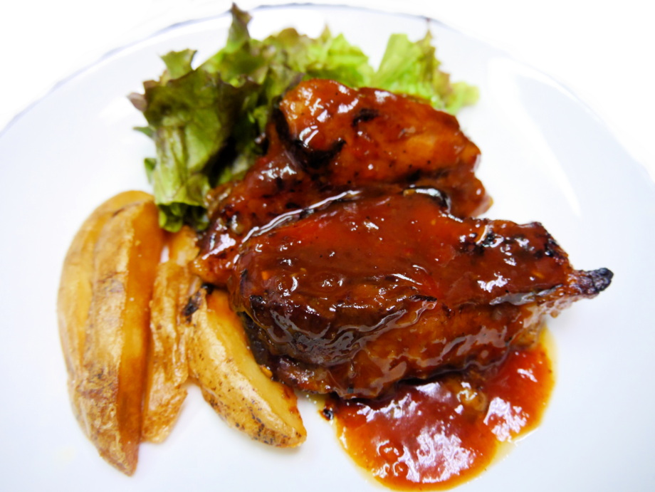 豚のやわらか炭焼きBBQ