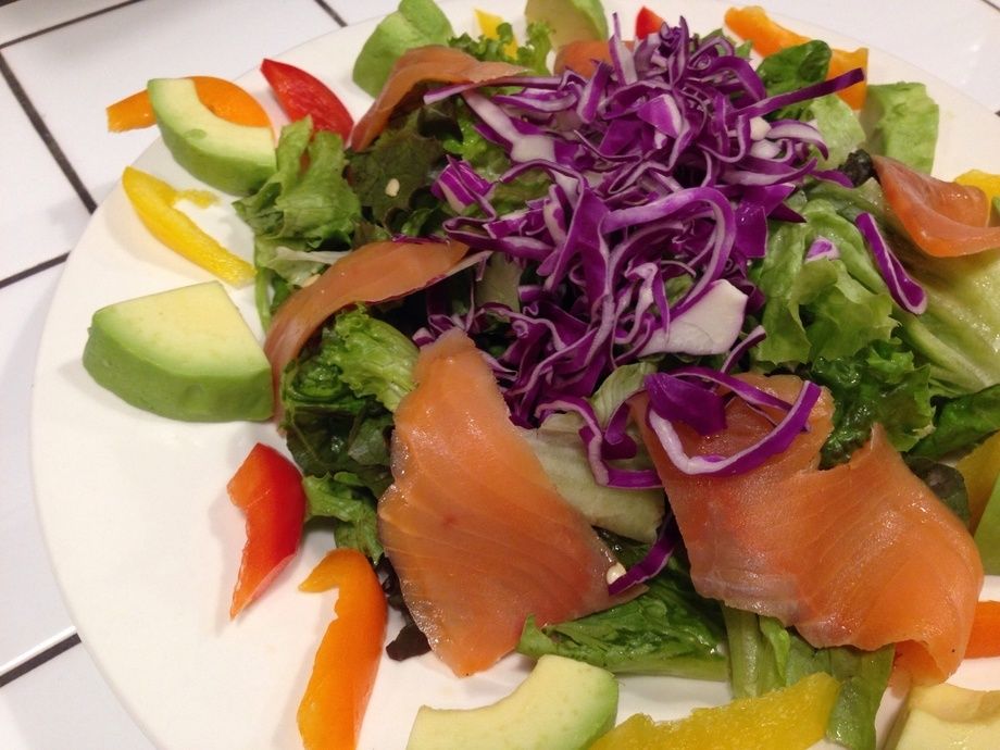 サーモンとアボガドのイタリアンサラダ