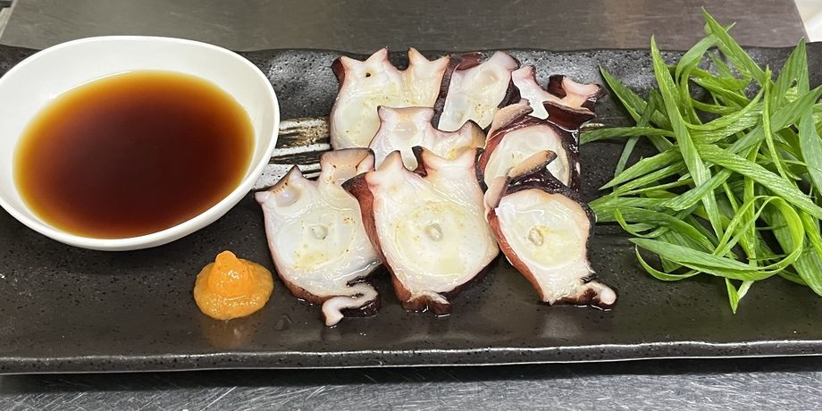 北海道産　焼きタコポン酢