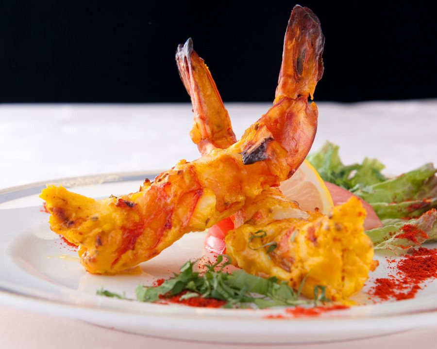 タンドーリジンガ (前菜)　3ピース Tandoori Jinga (Entree)