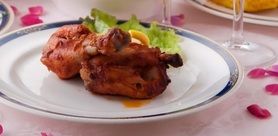 ラージマハール 自慢のタンドーリ チキン　3ピース Tandoori Chicken (Half)