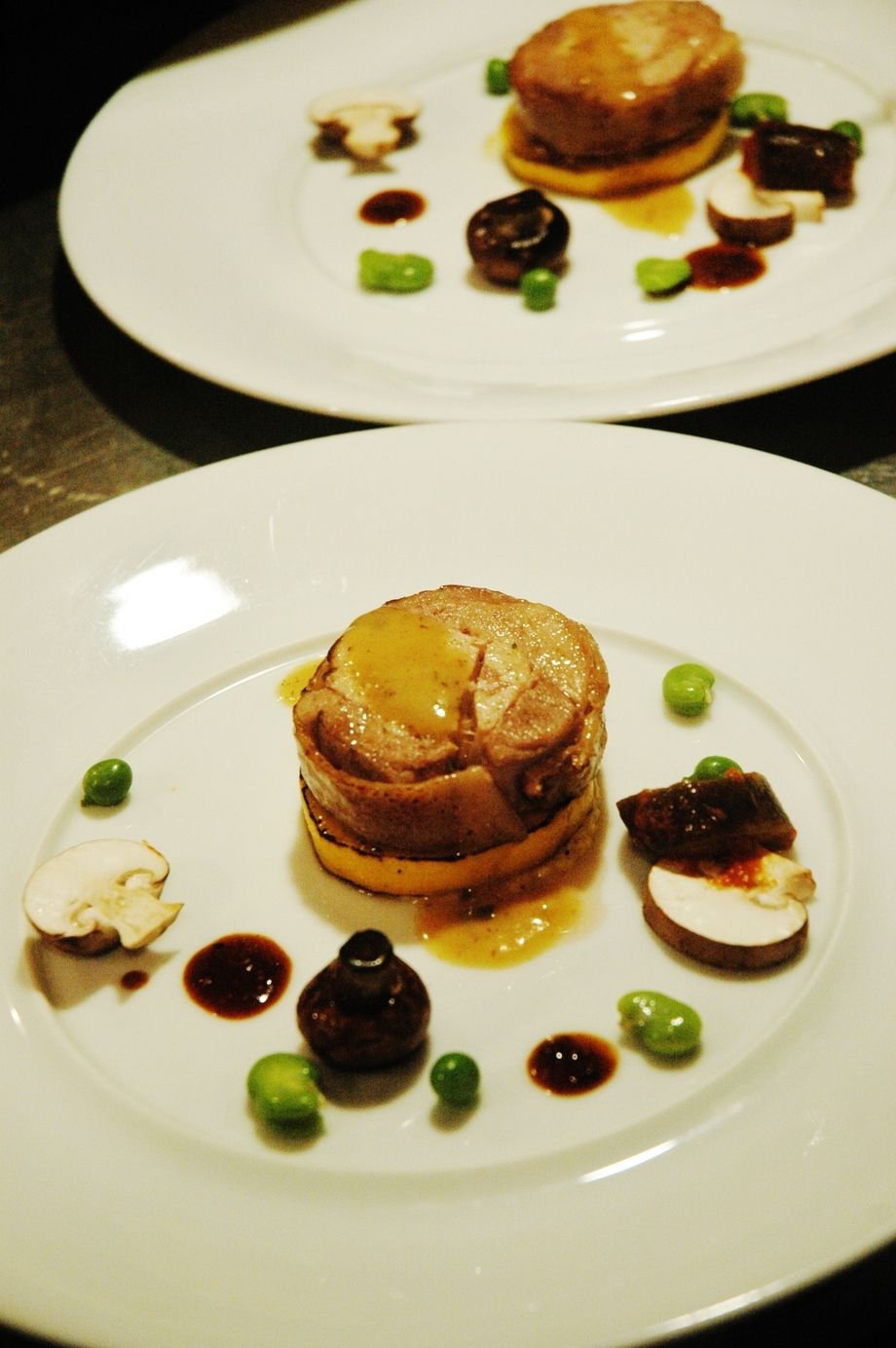 お肉メインのコース　　（前菜盛り合わせ、豚肉料理、お米料理、デザート、カフェ）鹿肉は➕600yen　　　　（税込5500yen）