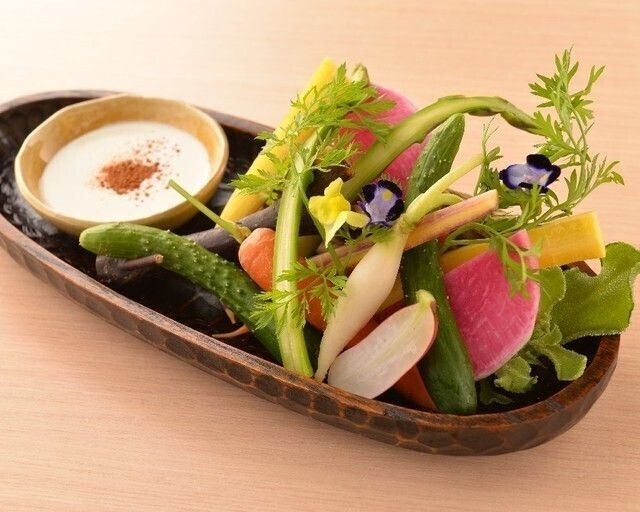 彩り野菜のバーニャカウダ