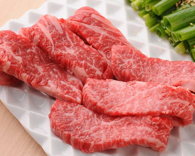 ゲタカルビの青小ネギ巻き