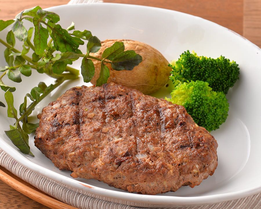 熟成和牛100％のハンバーグ