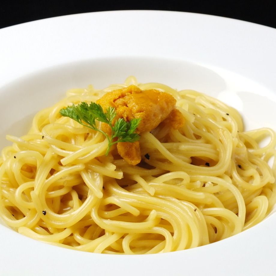北海道産小麦使用！うにパスタセット