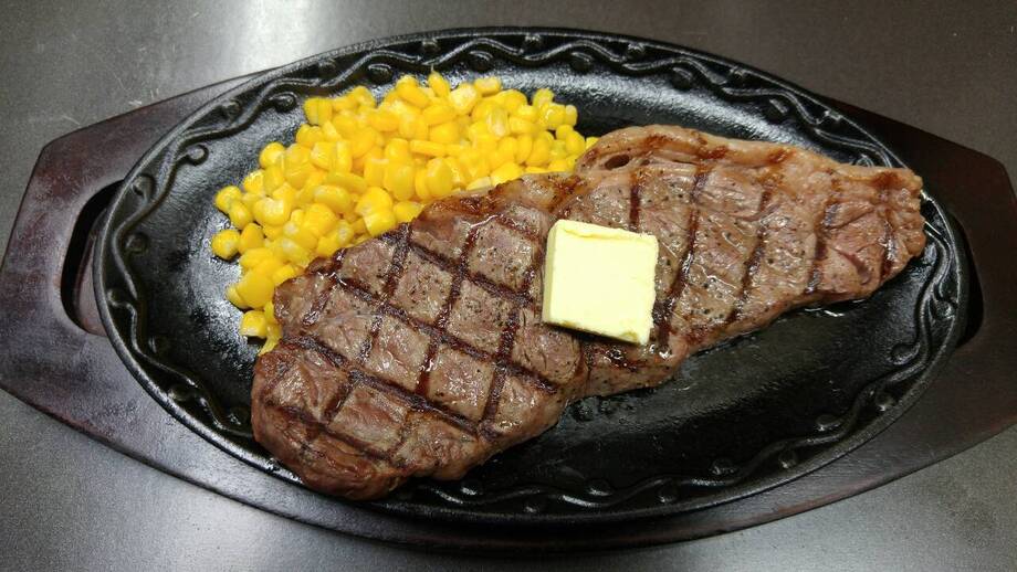 ぶどう牛のステーキ