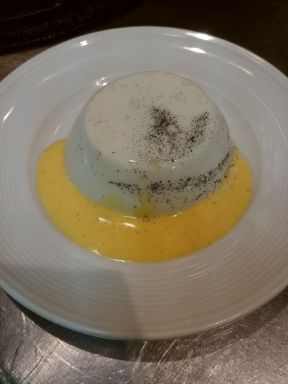 ココナッツのブランマンジェ