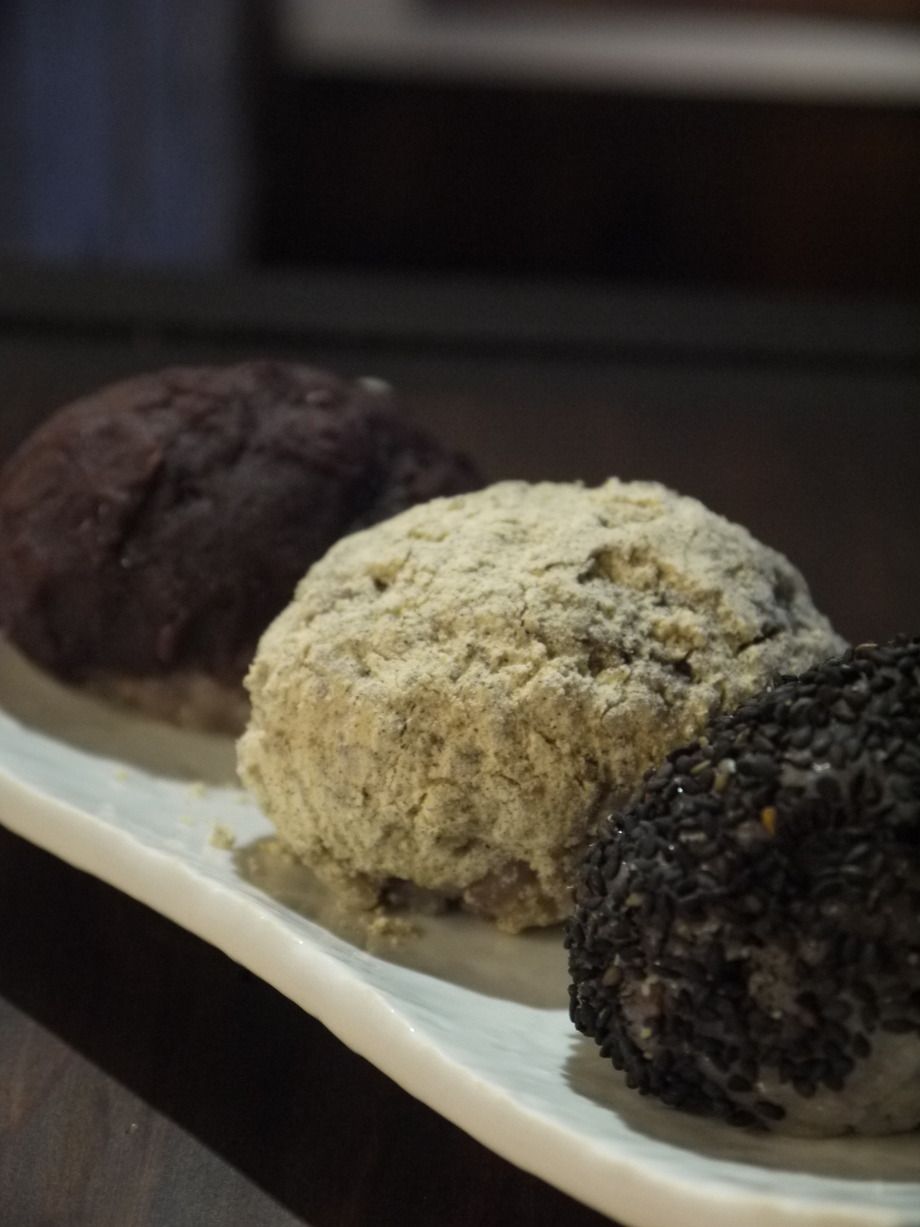 おはぎ/ぼたもち（粒あん、きな粉、黒ゴマ）