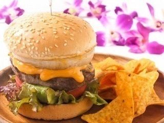 国産牛100% チーズバーガー