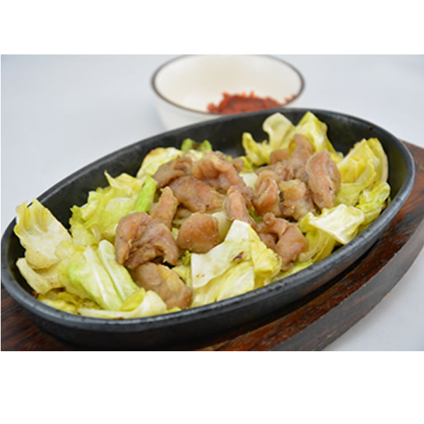 鶏ハラミ鉄板（700円）