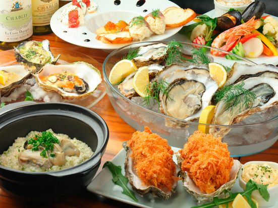 牡蠣食べ放題　牡蠣ざんまいコース