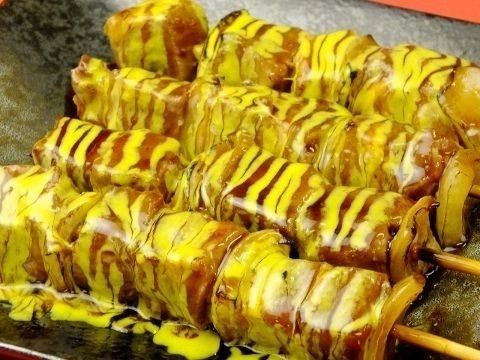 北海道名物  室蘭豚バラ串（たれ・塩）