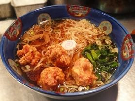 鶏唐揚げラーメン(醤油/塩)