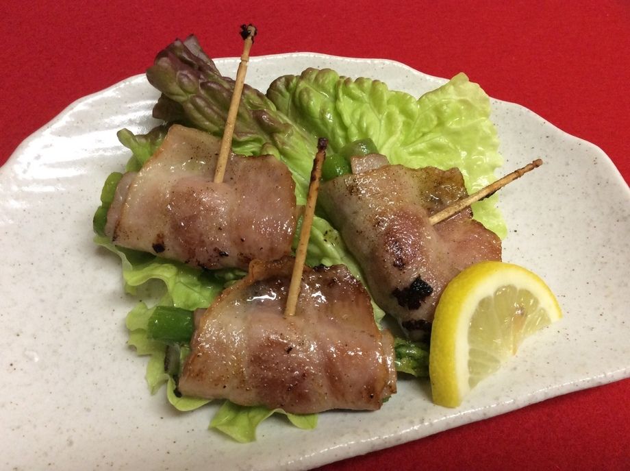 アスパラのベーコン巻き