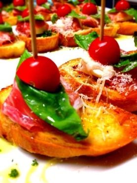 季節のピンチョス(宴会コースより)