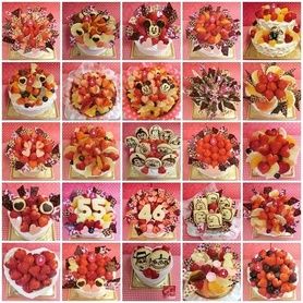 ２月にお作りしたホールデコレーションケーキ♪(*^▽^*)