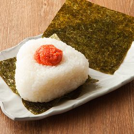 パリパリ海苔おにぎりスープ付き（梅・明太・南高梅）