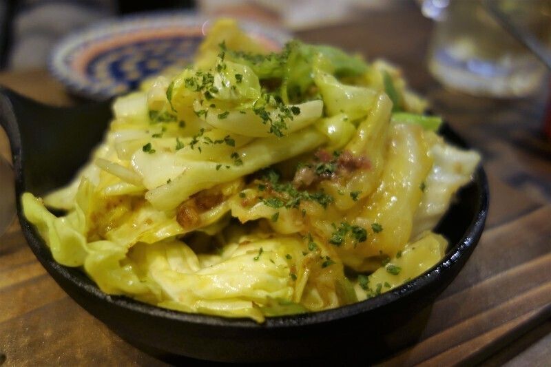 鉄板！アンチョビキャベツ（580）