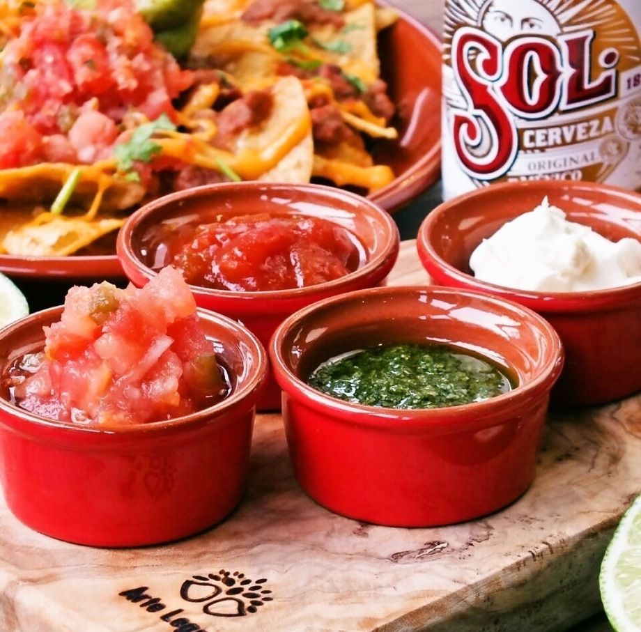 サルサソース&トッピングメニュー（150〜）