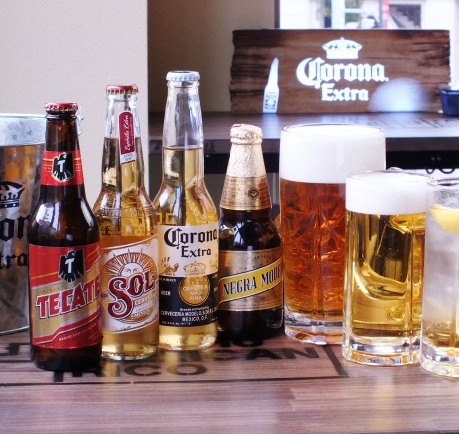 メキシコビール各種（600〜）