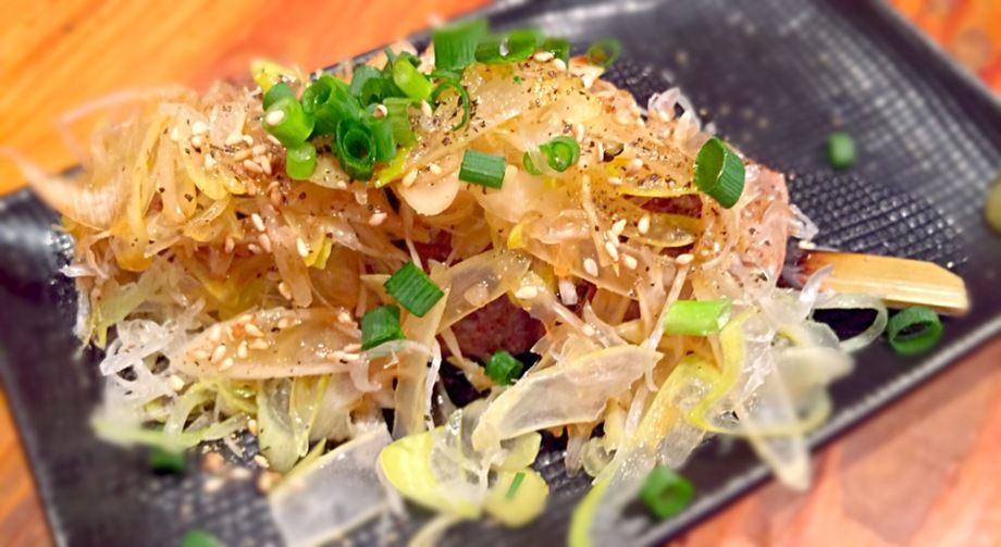 絶品！ネギ塩レバテキ串