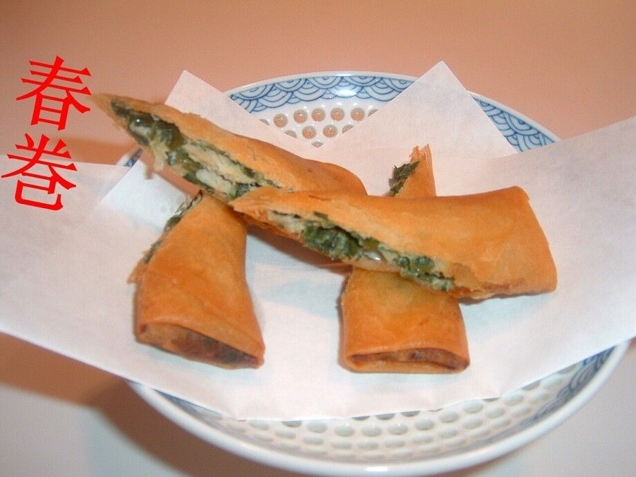 春巻:中国の古くから食べられている