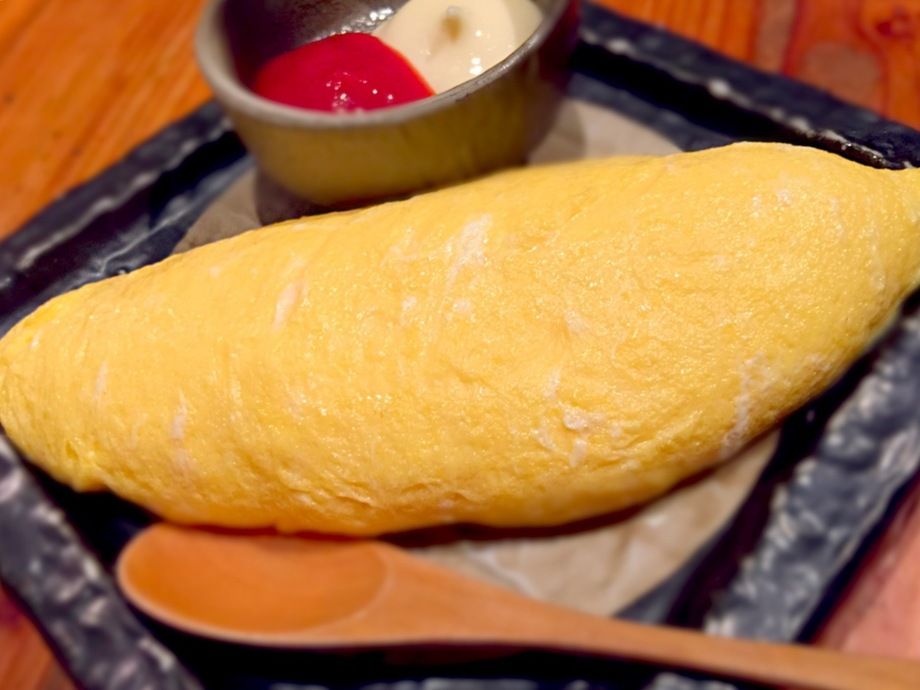 オムレツ〈プレーン・明太・納豆〉