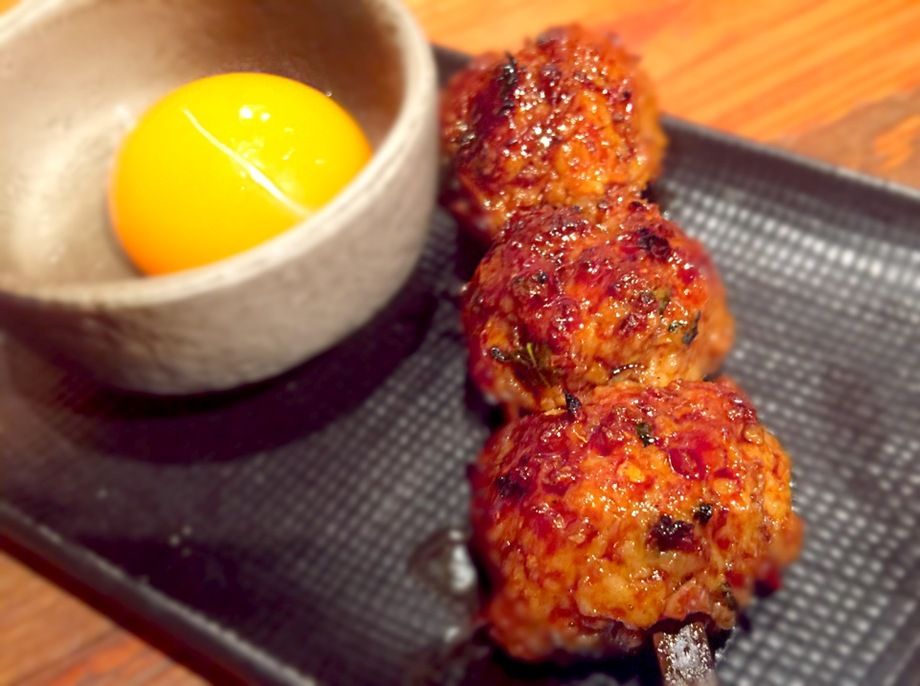 自家製 月見しそつくね