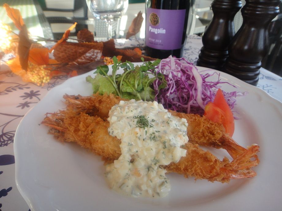 有頭大海老タルタルソース