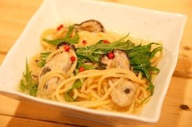 牡蠣パスタ アンチョビソース