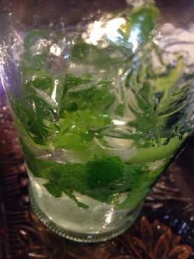 自家製ミントのモヒート