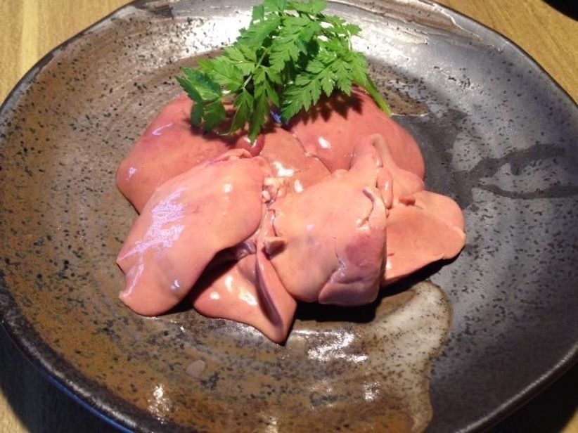 レバ刺し ( 冬季限定 )（¥580 -）