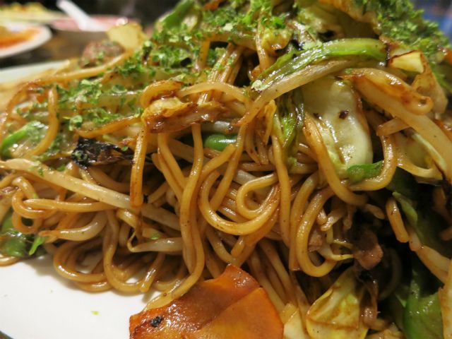 本日の焼きそば