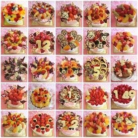 ４月にお作りしたホールデコレーションケーキの一部♪(*^▽^*)