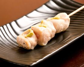 健味鶏ささみ:本山葵、紀州梅、柚子胡椒