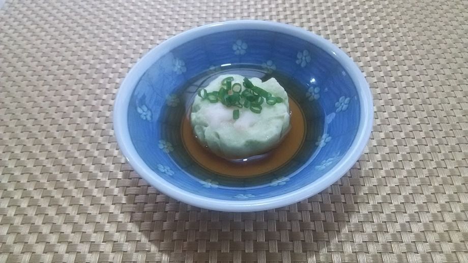 帆立と海老蒸し（400円）