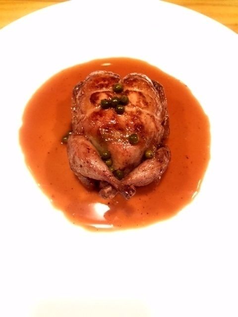 フランス産ウズラの詰め物