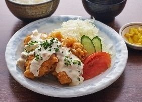 宮崎流！タルタルから揚げ定食