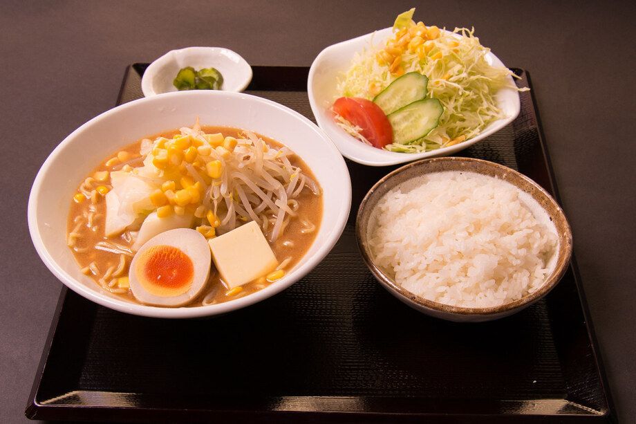 北海道味噌ラーメン定食