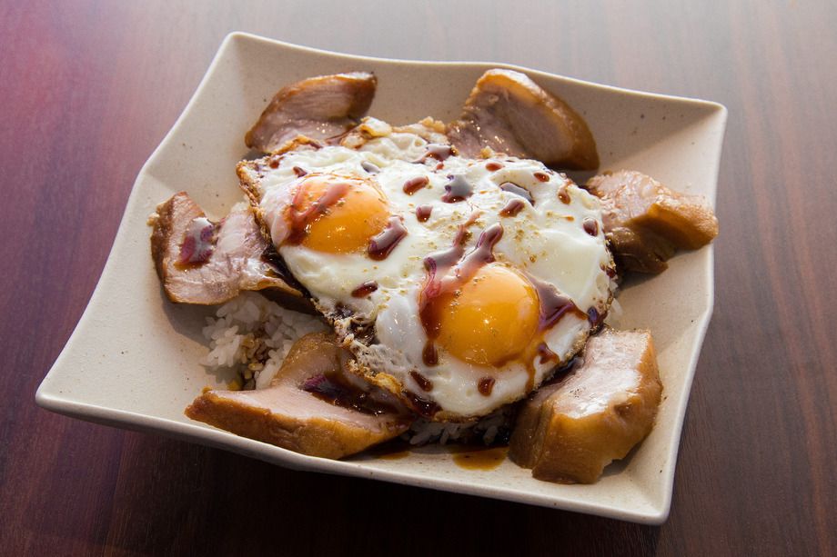 焼豚玉子飯