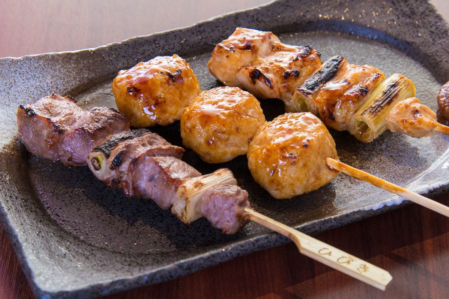 埼玉県 【やきとり　ひびき】　東松山　ひびきセット （かしら、文爾ねぎま、つくね）