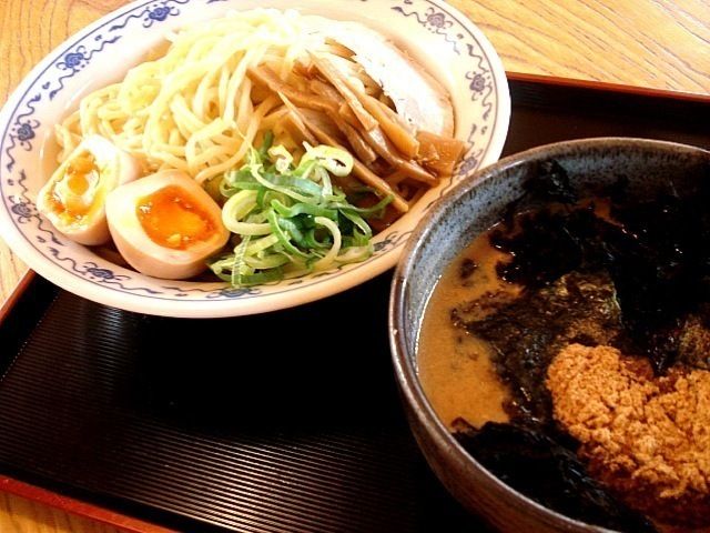岩のり魚粉つけ麺（味噌味）