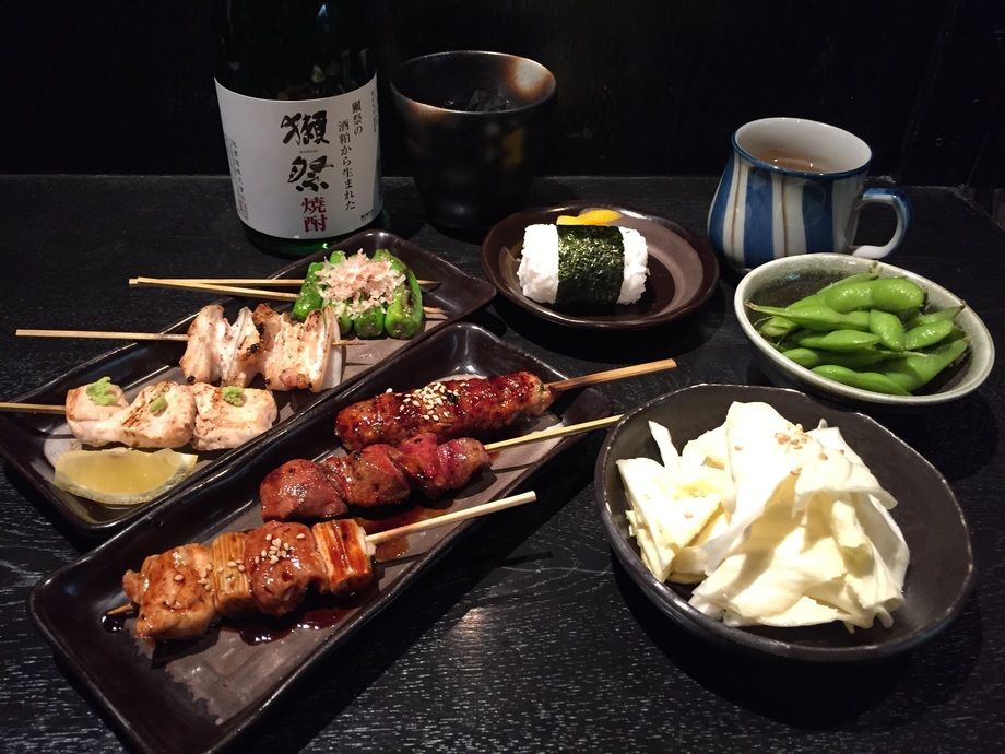 串焼きコース（1800円 税抜き）