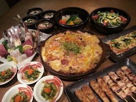 鶏づくしコース (全7品)　（飲み放題付き）