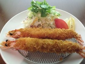 大海老フライ定食