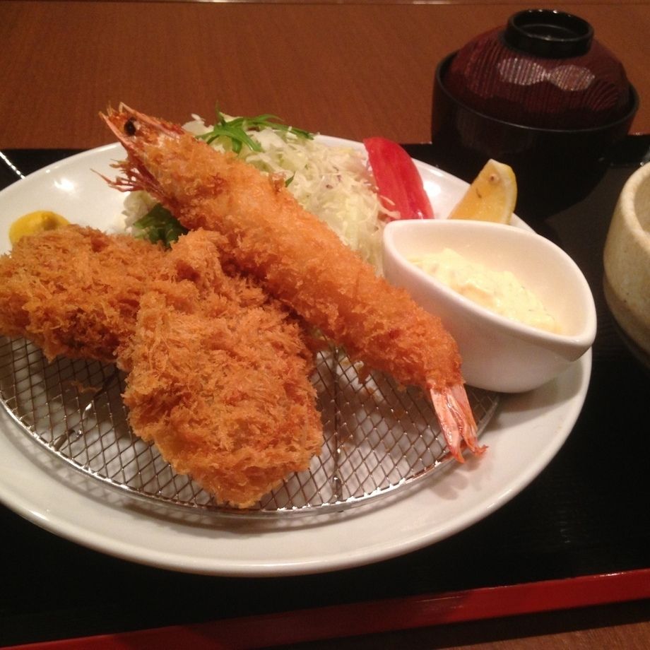 ひれ海老定食（1,580円（税抜））