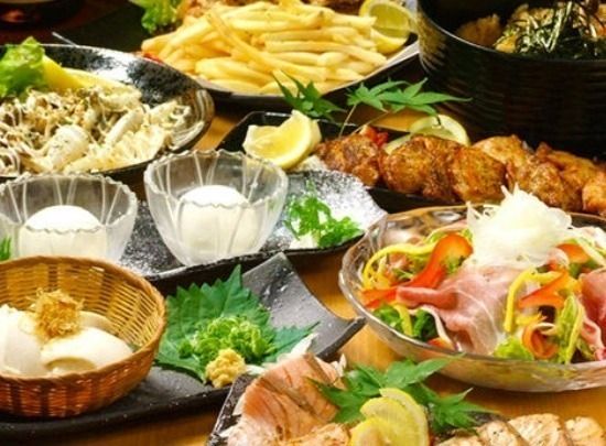 【90H飲放付】釜と七厘コース(全7品)