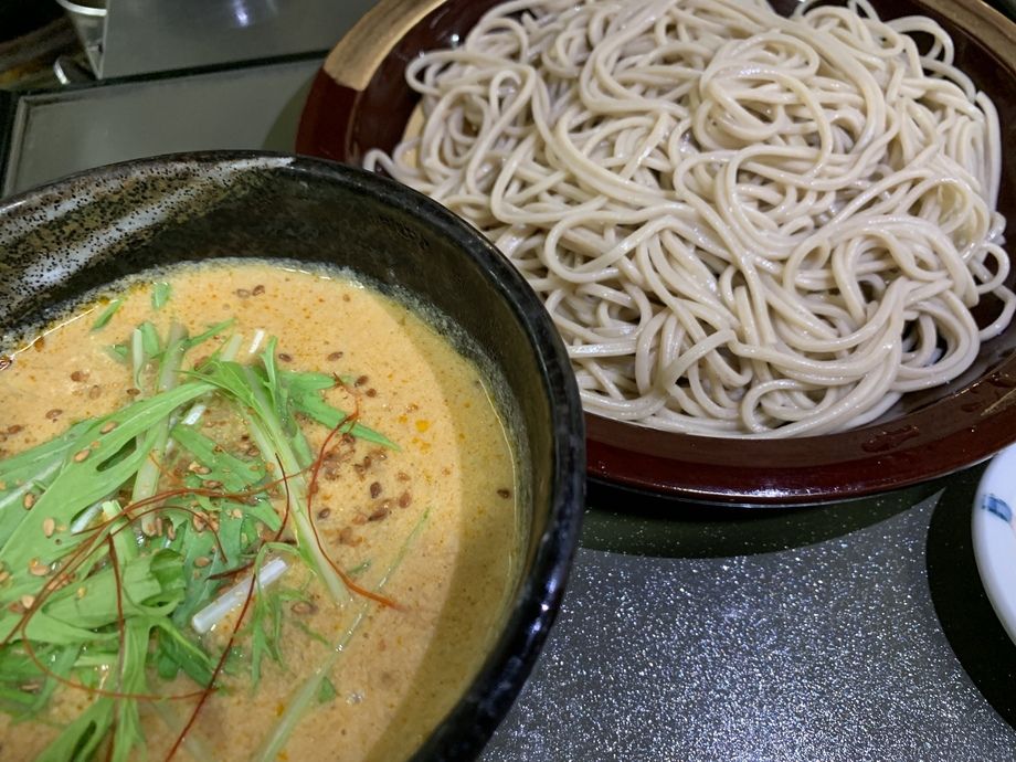 豆乳白胡麻坦々せいろ