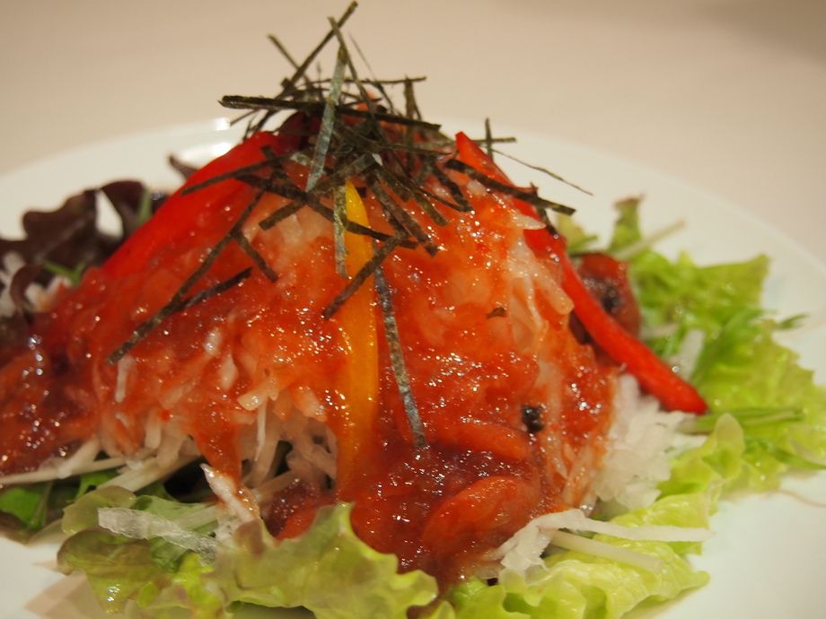 梅だれ大根サラダ